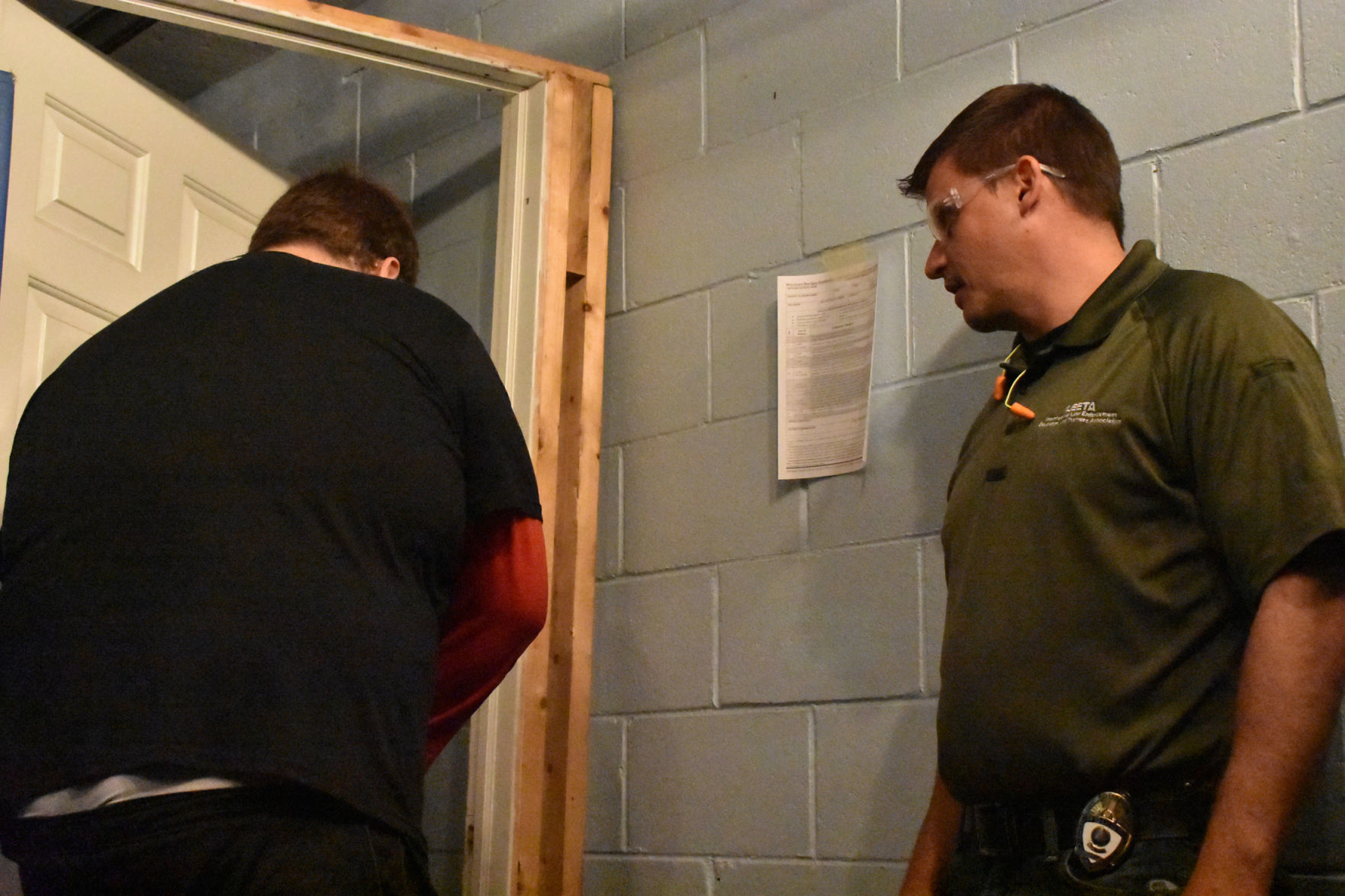 Derrick Rohwer crosses the threshold